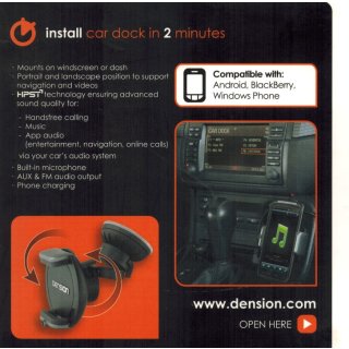 Dension Car Dock for Smartphone SPD1CR0
