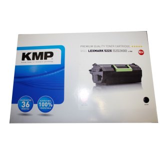 KMP Toner schwarz Lexmark522X 52D2X00 L-T52
