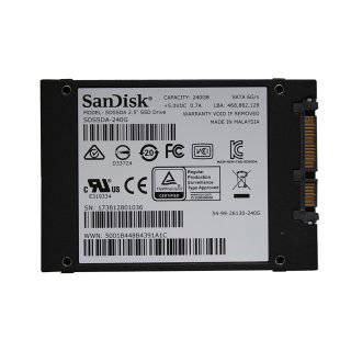 SANDISK Plus 240 GB SSD SATA 6 Gbps 2,5 Zoll