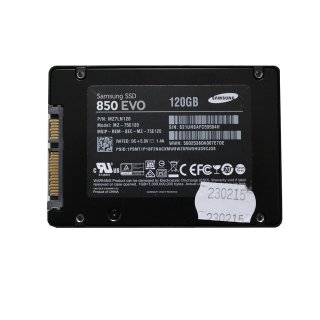 Samsung 120 GB SATA  SSD 850 EVO 2.5&quot; gebraucht MZ7LN120