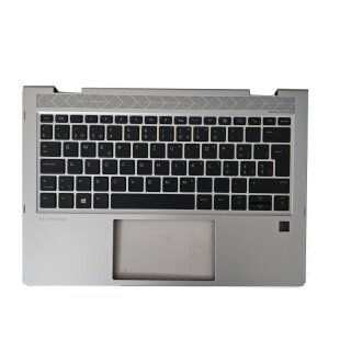 HP Topcase, Keyboard Swiss EliteBook x360 830 G5 G6...